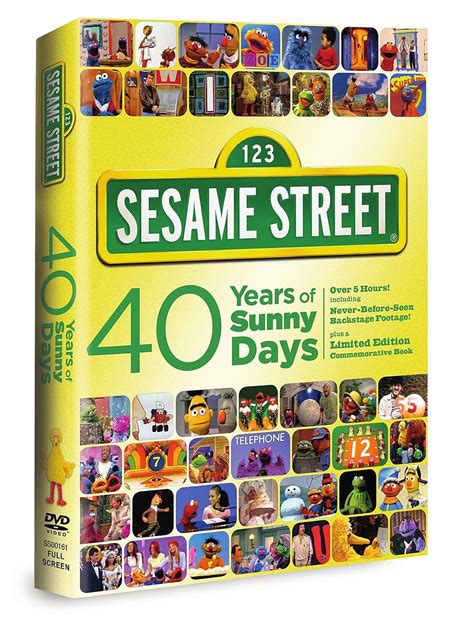 Sesame Street 40 Years Of Sunny Days Commemorative Collection Boxdvd