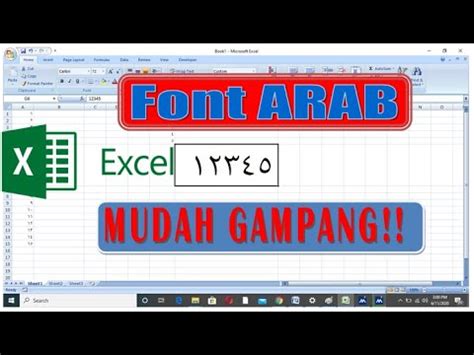 Membuat huruf romawi di excel. Mudah Membuat Huruf Arab di Microsoft Excel - YouTube