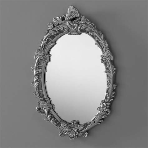 Antique French Style Oval Ornate Wall Mirror | HomesDirect365