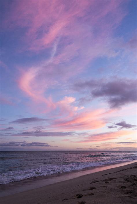 Pink Ewa Beach Sunset Oahu Hawaii Photograph By Brian Harig Fine
