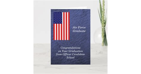 Graduation From Ocs Air Force Card Zazzle