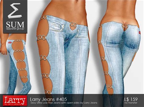 Second Life Marketplace Sum Ultra Low Rise Open Side Jeans 405