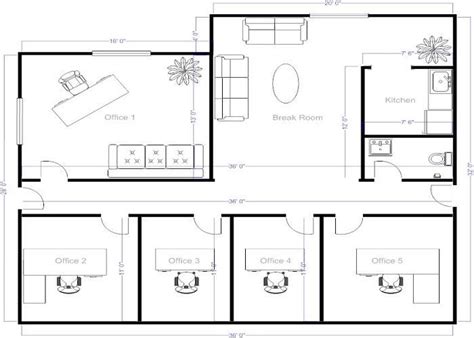 4 Small Offices Floor Plans Small Office Layout Floor Plans My