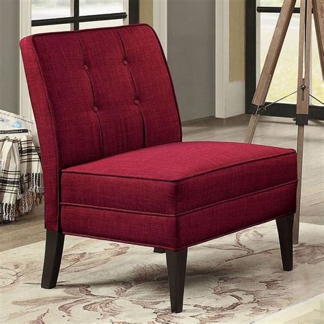 Qr code link to this post. Deandra Accent Chair (Red) by Furniture of America ...
