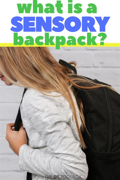 Sensory Backpack The Ot Toolbox