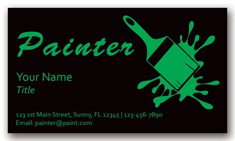 Painters Business Card