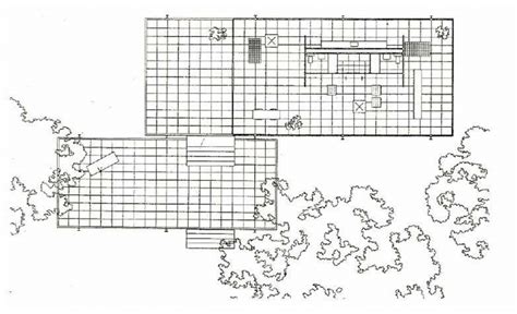 Mies Van Der Rohe Farnsworth House Plan