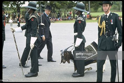Rhodesian Prime Minister Ian Smith In Passing Out Parade Of New News
