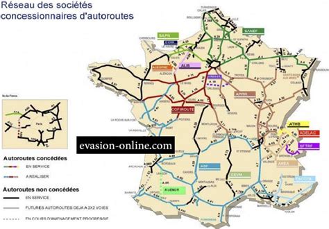 Carte De France Des Autoroutes ≡ Voyage Carte Plan