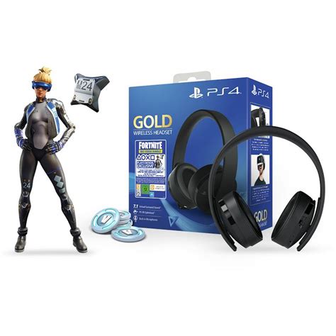17 Off On Ps4 Gold Wireless Over Ear Headphones And Fortnite Neo Versa