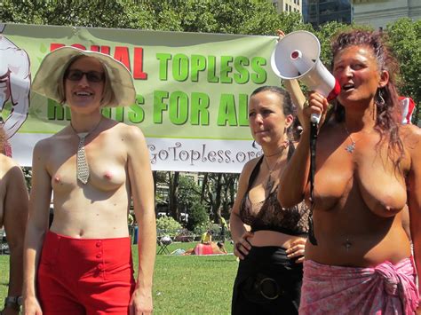 Go Topless Day In New York City Nyc