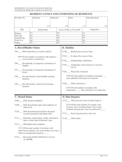 Cms Form Printable Printable Forms Free Online
