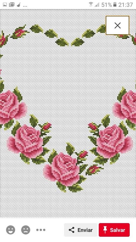 Cross Stitch Embroidery Cross Stitch Patterns Cross Stitch Heart