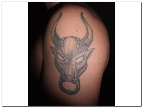 All these qualities are manifested in this tattoo artistically done in shades of black and brown. 21 best Taurus Tattoos And Symbols images on Pinterest ...