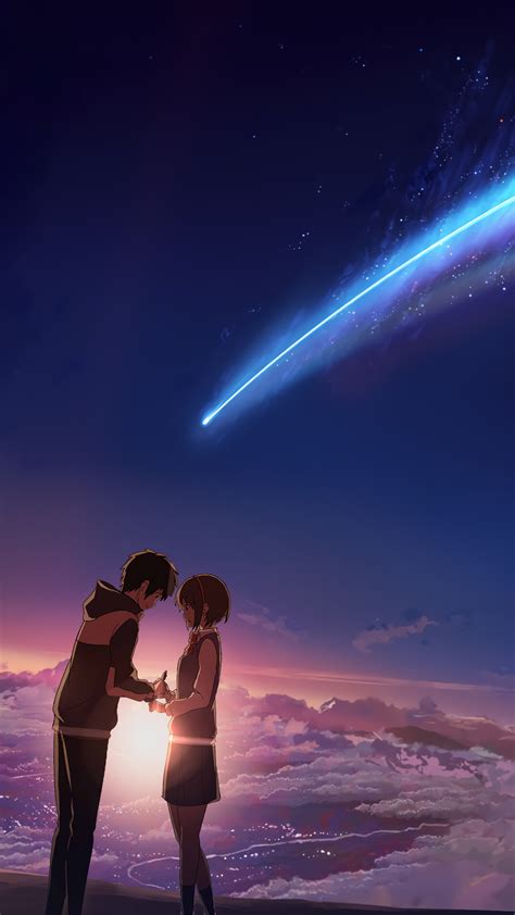 Tu Nombre Fondo De Pantalla Android Kimi No Na Wa Fondos De Pantalla