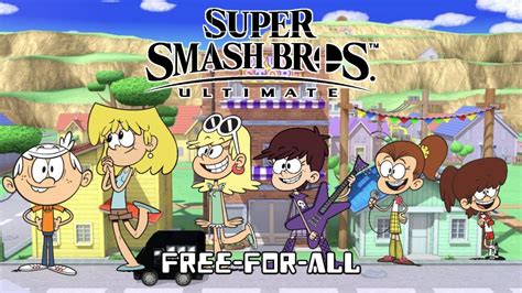Super Smash Bros Ultimate The Loud House Free For All Youtube