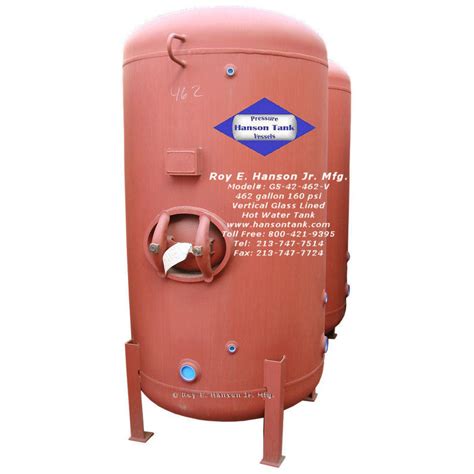 Hot Water Tanks For Dairies Hanson Tank Asme Code Pressure Vessel Mfg