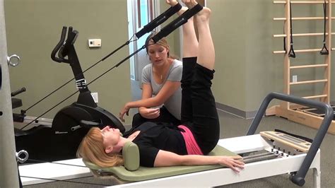 Core Exercises On The Pilates Reformer Youtube