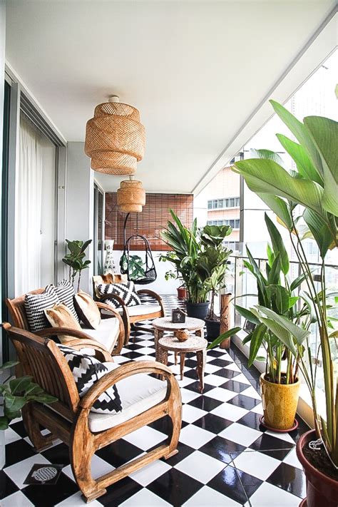 A Stylish And Personal Apartment In Singapore Balcony Decor Apartment