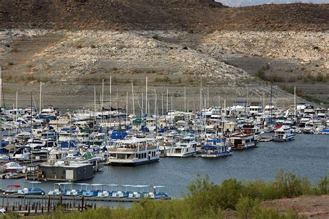 Lake Mead Before And After Colorado River Basin Losing Water At