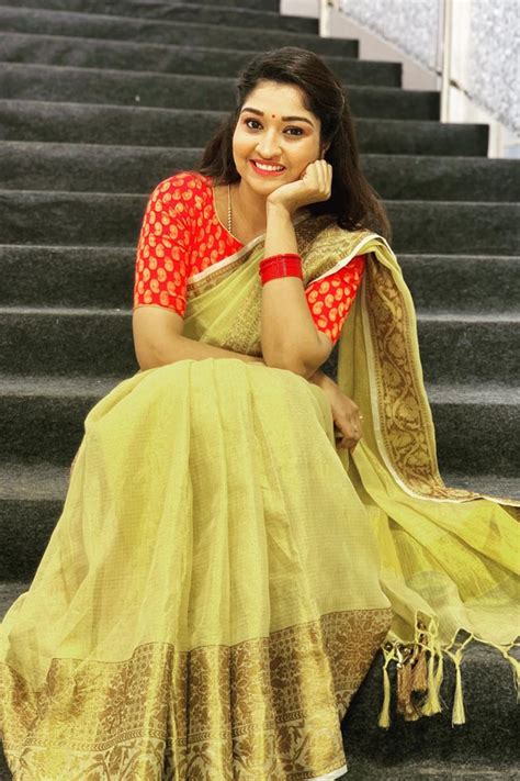 India is widely known for having many beautiful ladies. Serial Actress Neelima rani latest beautiful saree ...