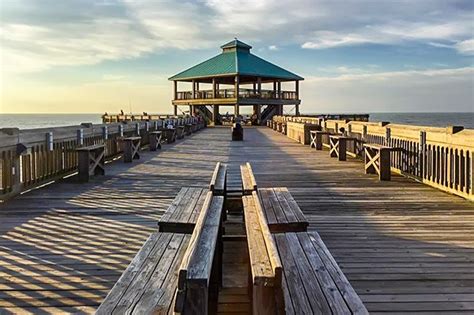 But don't think for a second that fishing is all this classic east coast tourist town has to offer. Folly Beach Pier - Charleston, South Carolina