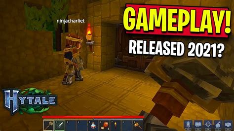 Hytale Releasing In 2021 New Gameplay Youtube