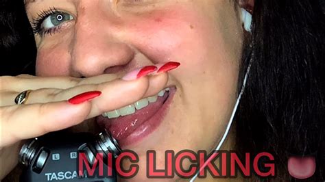 asmr mic licking 2 👅 youtube