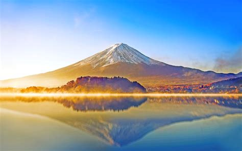 Descargar Fondos De Pantalla El Monte Fuji 4k La Mañana Montaña