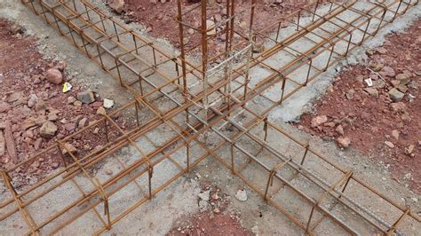 Plinth And Ground Beam Reinforcement Details Method Youtube Beams