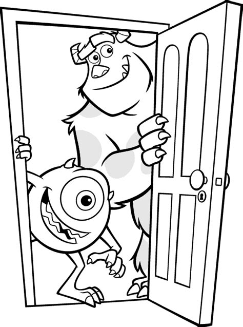 Desenhos dos Monstros S.A para Colorir e Imprimir Toda Atual