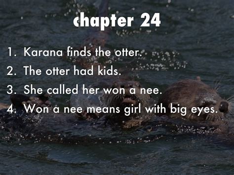 Karana's people have left her behind on the island where she was born. Island of the blue dolphins by reaso352702