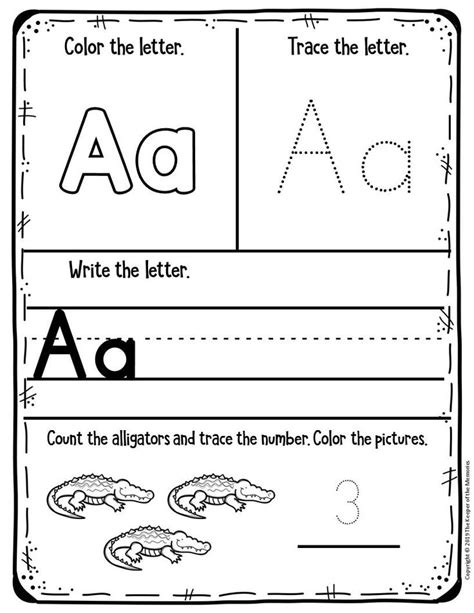 Printable Alphabet Worksheets To Turn Into A Workbook Fun With Mama 7