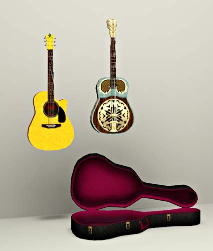 The Sims 3 Decor Sims3decor Wall Hanging Guitars And