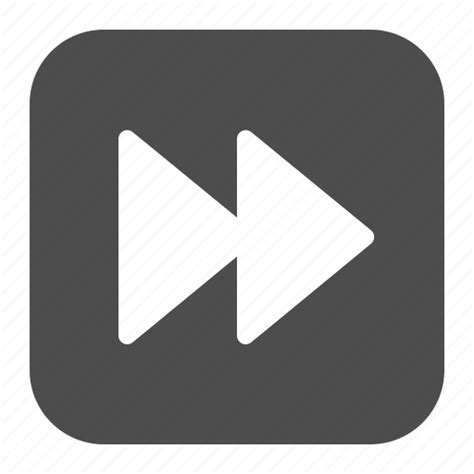 Arrow Button Buttons Fast Forward Multimedia Player Icon