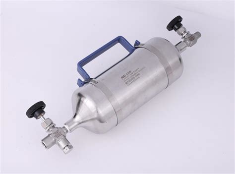 Nai Lok Stainless Steel Ss316 Sampling System Double Ended Gas Sample Cylinder China Sample