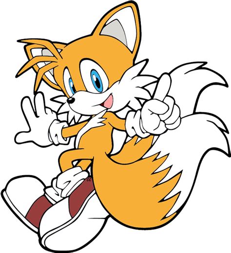 Sonic The Hedgehog Clip Art Tails The Fox Coloring Pages Png