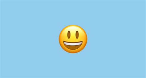 😃 Smiling Face With Open Mouth Emoji