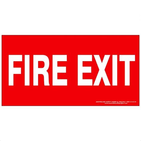 Fire Exit 350 Discount Safety Signs New Zealand