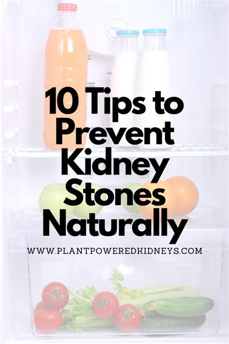 10 Tips To Prevent Kidney Stones Naturally