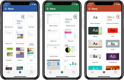 Microsoft Word Excel And Powerpoint Apps Redesigned With Simplified