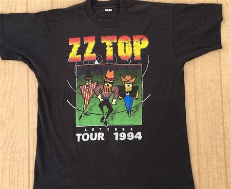Zz Top 1994 Antenna World Tour Vintage T Shirt Gem
