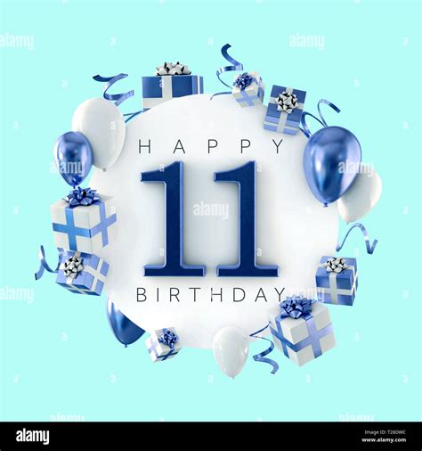 Free Download Happy 11th Birthday Background Images And Designs