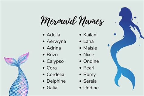 55 Mystical Mermaid Names And Their Meanings