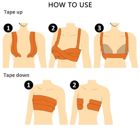 Boob Tape Replace Your Bra Instant Breast Lift Breast Tape Suitable