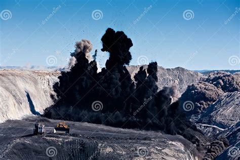 Coal Mining Explosion Ii Stock Photo Image Of Truck 23142290