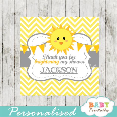 We offer a wide variety You Are My Sunshine Baby Shower Square Labels - D160 ...