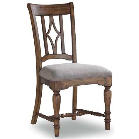 Flexsteel Wynwood Collection Plymouth Relaxed Vintage Dining Side Chair