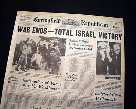Israel Provoked The Six Day War In 1967 And It Was Not Fighting For