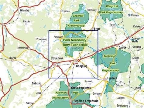 Znajduje się na terenie województwa pomorskiego, w powiecie chojnickim, w granicach gmin chojnice i brusy. Chojnice i okolice. Przewodnik. :: MAPY Internetowa ...
